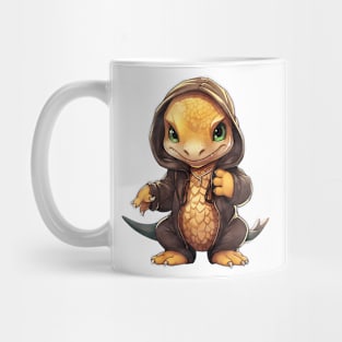 Komodo Dragon Wearing Hoodie Mug